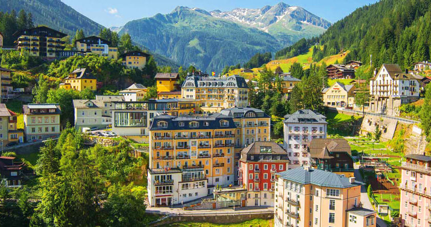 Åka skidor i Bad Gastein, Österrike